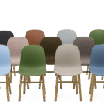 Moderner Sharky Stuhl von Kristalia mit elegantem Design und hochwertiger Verarbeitung.