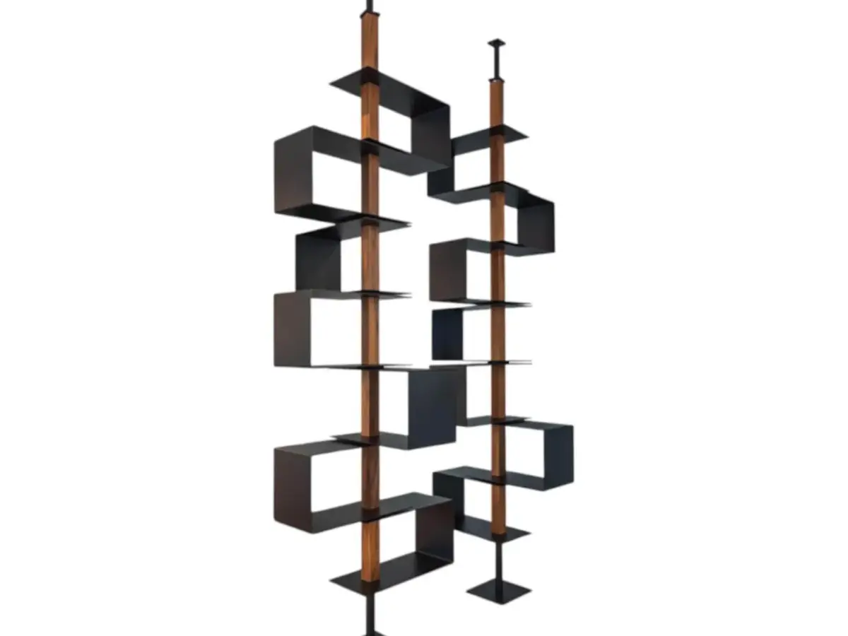 Lebendige abstrakte Formen und Kreise in bunten Farben auf hellem Hintergrund.