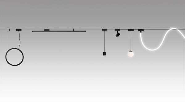 Artemide Funivia 5 Seilsystem - flexible LED-Pendelleuchte für moderne Wohn- und Arbeitsräume.