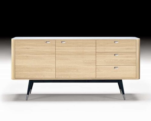 Moderne Naver Kommode AK 2630 mit vier Schubladen aus hochwertigem Holz