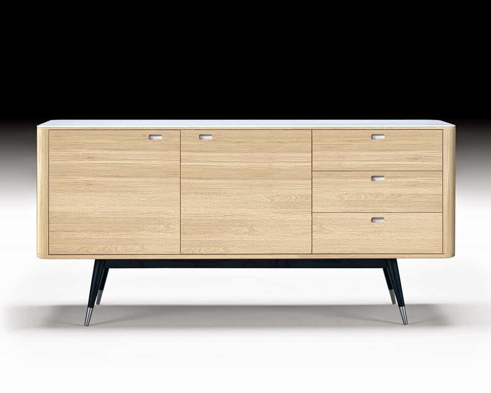 Moderne Naver Kommode AK 2630 mit vier Schubladen aus hochwertigem Holz