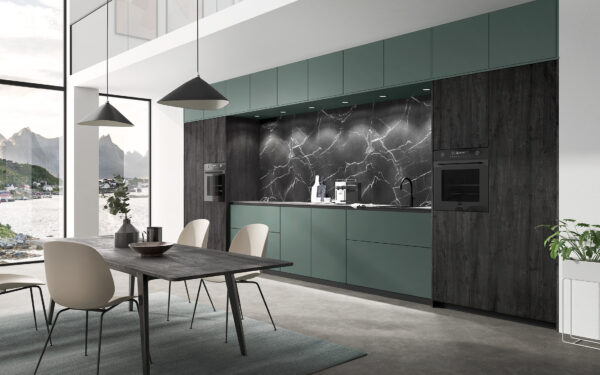 Moderne Rotpunkt Küche mit eleganten Fronten und durchdachtem Design für stilvolles Wohnen.