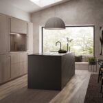 Moderne Rotpunkt Küche mit eleganten Fronten und durchdachter Raumgestaltung als Inspiration für Ihr Zuhause.