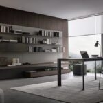 Moderne Wohnwand Frame 15 von Giellesse mit elegantem Design und praktischen Stauraumlösungen.