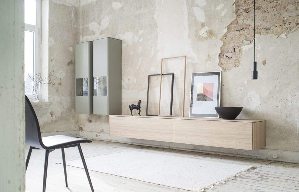 Moderne Wohnwand Goya von Sudbrock in elegantem Design für stilvolles Wohnen.