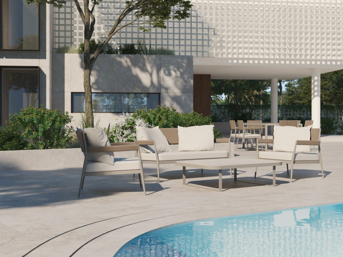 Moderner 10DEKA Curacao Sofa-Stuhl in elegantem Design für stilvolles Wohnambiente.