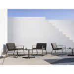 Moderner Bivaq Sit 5 Outdoor-Sessel mit elegantem Design für Terrasse und Garten.