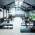 Eleganter Bralco Glider OPR 2 Design-Schreibtisch für modernes Büro-Arbeiten.