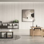 Eleganter Bralco Polare 5 Schreibtisch mit italienischem Design für moderne Büroräume.