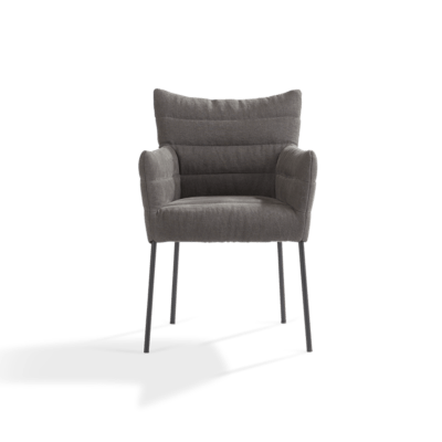 Moderner Cocoon Dining Stuhl Modell 3 in elegantem Design für stilvolles Esszimmer.