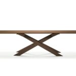 Moderner Cross Wood Esstisch von Sovet Italia mit elegantem Holzdesign