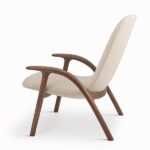 Designer-Sessel Alpha 1 von Goes in modernem Design für komfortables Sitzen im Wohnbereich.