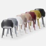 Moderner Gaber Dame 3 Stuhl mit elegantem Design für stilvolle Einrichtung.