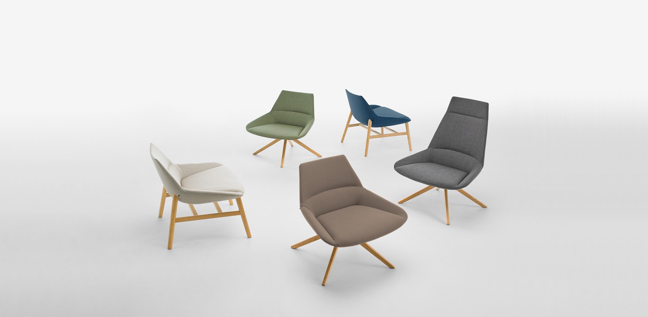 Eleganter Dunas Sessel von Inclass für moderne Büro- und Lounge-Bereiche.