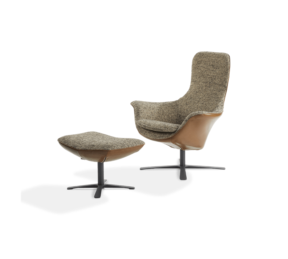 Eleganter Designersessel Seat 24/8 von Label van den Berg in zeitlosem Design.