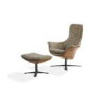 Eleganter Designersessel Seat 24/8 von Label van den Berg in zeitlosem Design.