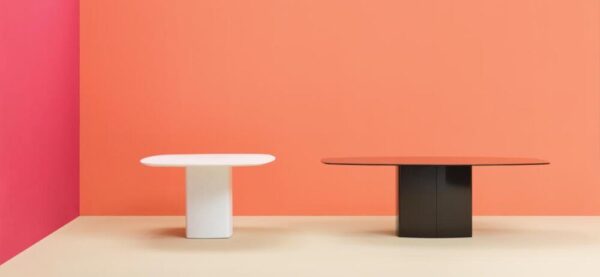 Moderner Pedrali Aero Tisch mit elegantem Design für stilvolle Esszimmer.