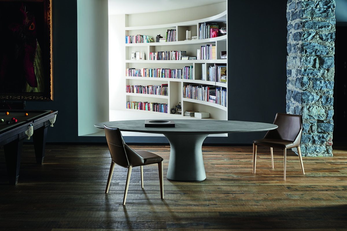 Eleganter Podium 2 Esstisch von Bontempi Casa mit modernem italienischen Design.