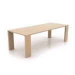 Moderner Radii Esstisch von Bensen mit elegantem, minimalistischem Design.