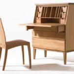 Moderner Sekretär Emily von Sixay - kompakter Schreibtisch in zeitlosem Design