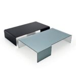 Moderner Spider Glas-Couchtisch von Sovet Italia mit elegantem Design.
