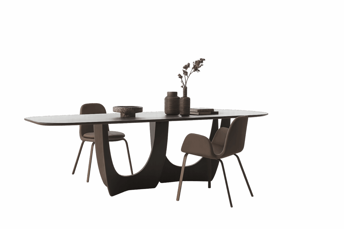 Moderner Tisch Cala mit minimalistischem Design und eleganter Formgebung für stilvolle Wohnräume.