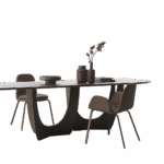 Moderner Tisch Cala mit minimalistischem Design und eleganter Formgebung für stilvolle Wohnräume.