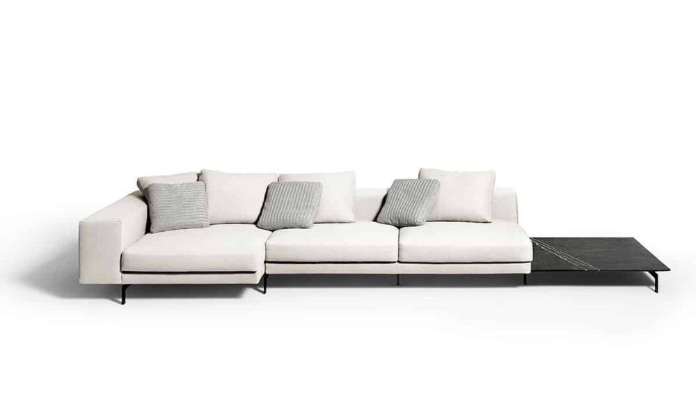 Modernes Ecksofa Landscape 5 von De Padova mit elegantem Design und hochwertiger Verarbeitung.