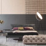 Modernes Flexteam Planet 6 Bett in elegantem Design für stilvolle Schlafzimmer.