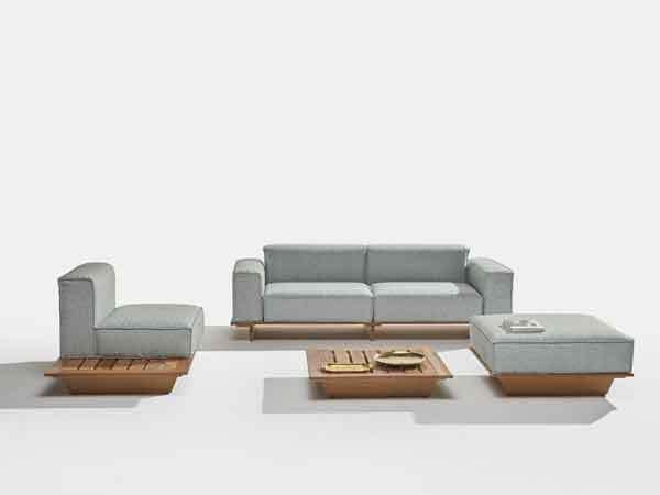 Modernes italienisches Designersofa Geta 3 von Wow Italy in zeitgemäßer Ausführung.