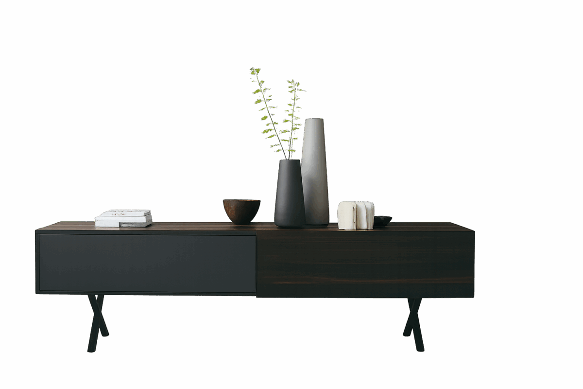 Modernes Lax Sideboard mit elegantem Design für stilvolle Wohnräume und zeitlose Einrichtung.