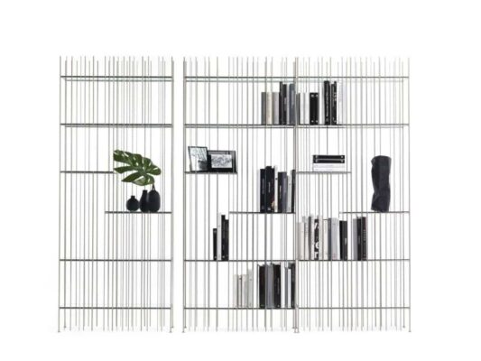 Geometrisches Bücherregal Metrica 4 von Mogg - modernes Design für stilvolle Wohnräume.