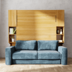 Schrankbett mit Sofa - clevere 2-in-1 Lösung für kleine Wohnungen und Gästezimmer.