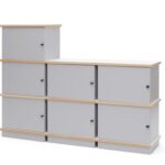 Tojo Holz-Stapelregal - modulares System für flexible Raumgestaltung und individuelle Aufbewahrungslösungen.