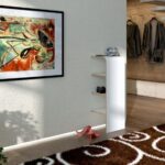 Modulares Schuhregal aus Holz für 5 Paar, platzsparendes Design von Tojo Platz.