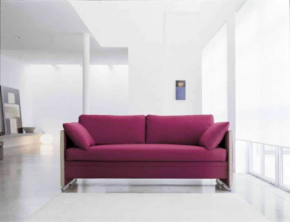 Platzsparendes Clei Doc Schlafsofa in modernem Design für kleine Wohnräume.