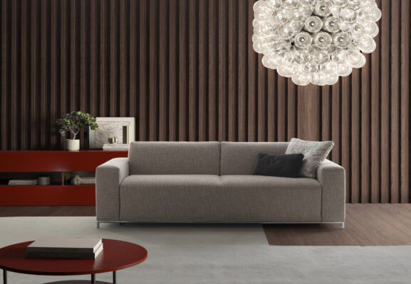 Modernes POL 74 Schlafsofa Kos 5 in elegantem Design mit praktischer Schlaffunktion.
