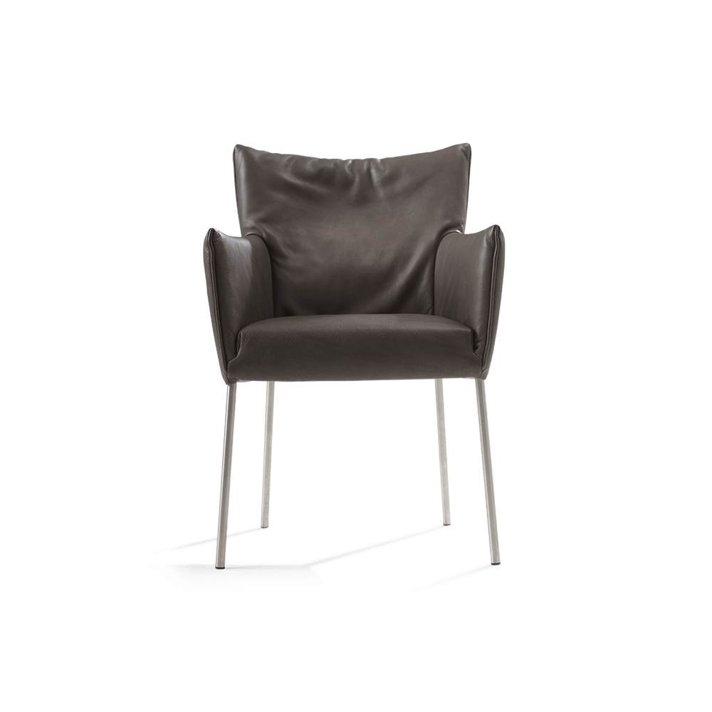 Etikett des Mali Designstuhls von Van den Berg mit Modellnummer und technischen Details.