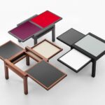 Moderner Sculpture Jeux Couchtisch im 3er-Set mit elegantem Design für stilvolle Wohnräume.