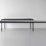 Sintesi ausziehbarer Esstisch in modernem Design für flexible Raumnutzung