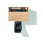 Eleganter Filigno Sekretär aus Massivholz von Team 7, entworfen von Designer Sebastian Desch.