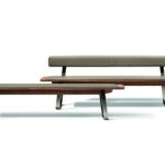 Moderne Nox Sitzbank aus Massivholz von Team 7 Designer Jacob Strobel