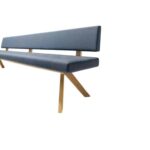 Moderne Yps Sitzbank aus Massivholz von Designer Jacob Strobel für Team 7.