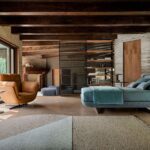 Modernes Twils Biggie Bett mit gepolstertem Kopfteil in elegantem Design.