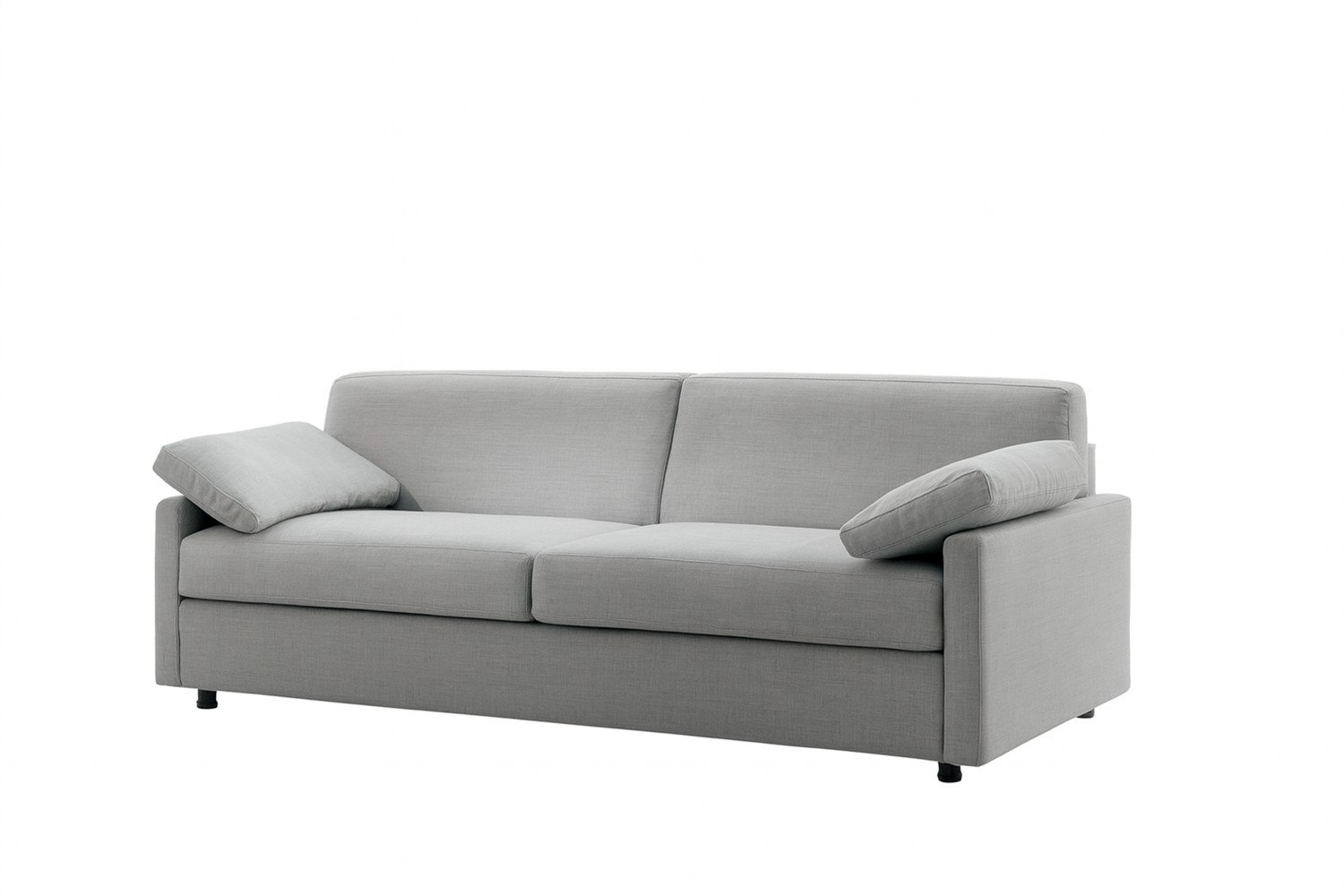 Modernes graues Schlafsofa Vaio von Ventura mit praktischer Schlaffunktion für stilvolles Wohnen.