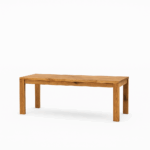 Moderner Lungo Esstisch aus Holz von Vitamin Design mit minimalistischem Gestell