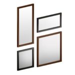 Zeus Noto Spiegel mit schmalem Rahmen in elegantem Design.