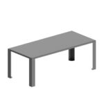 Moderner Zeus Noto Big Irony Tisch mit minimalistischem Design und hochwertiger Verarbeitung.