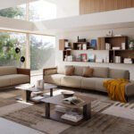 Marsalis Schlafsofa von Milano Bedding - elegante italienische Schlafcouch mit modernem Design und Komfort.