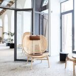 Nor11 Nomad Loungesessel mit moderner Polsterung und elegantem skandinavischem Design